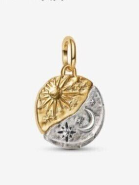 💞💞💖 NWT Pandora Sun and Moon Medallion Charm